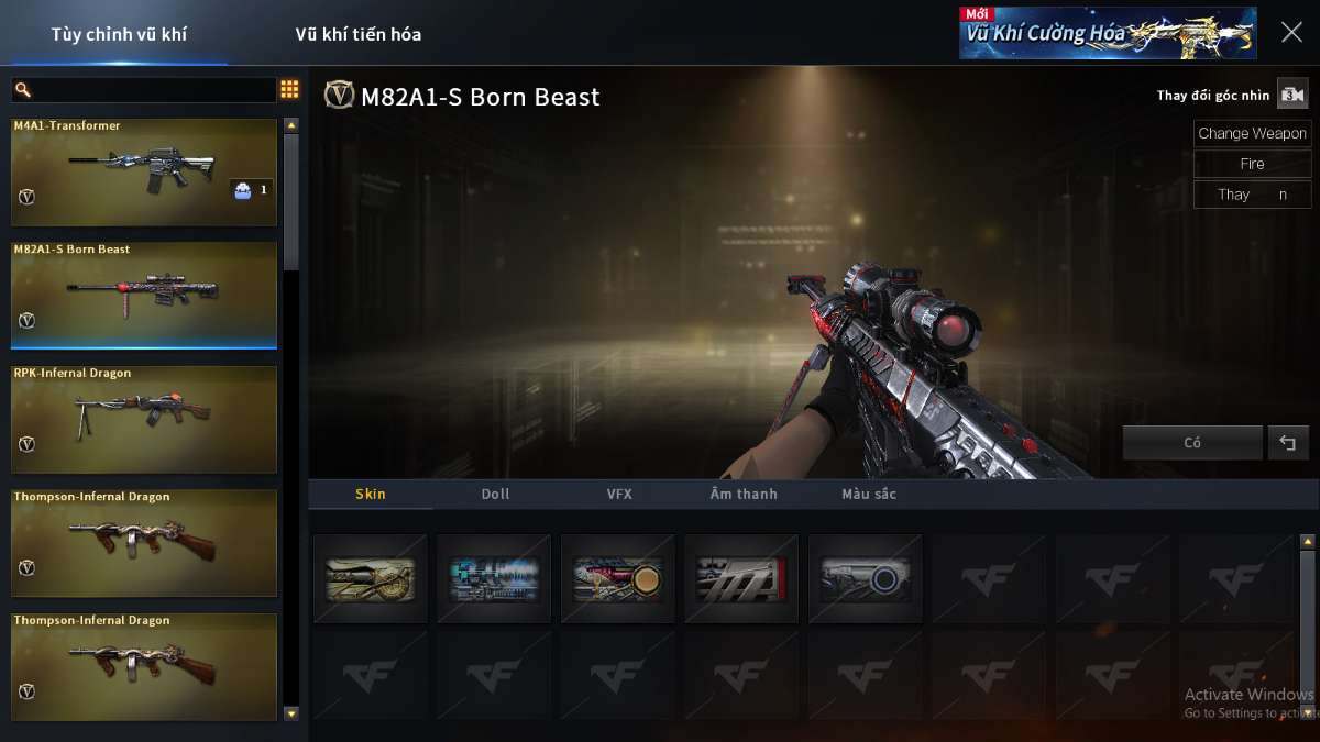 shop acc cf uy tin gia re